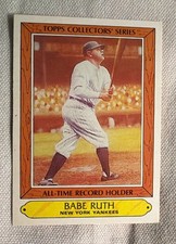 Babe Ruth - 1985 Topps Collectors' Series #31 - Near Mint Condition - Grade 9.8 picture