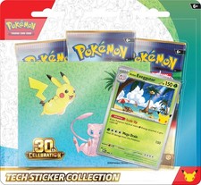 Pokemon 30th Celebration Tech Sticker Collection [Alolan... - Brand New - Sealed picture