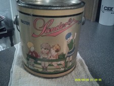 VINTAGE 1940'S SANDERS SATIN CINDIES TIN picture