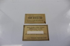  1939 Grand Rapids Junior College Student Activities Ticket Vintage picture