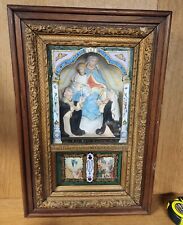 1912 Holy Rosary Mary Viaticum Catholic Stations Scroll Carpatho Rusyn Vitrine picture