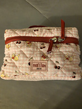 Primark Disney Winnie the Pooh Pooh's Farm Quilted Zipper Cosmetic Bag Pink picture