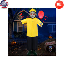 4 Ft Georgie IT Scary Prop Halloween Animatronics Indoor Outdoor Decor Clearance picture