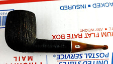 Vintage Mastercraft Satin Grain Smoking Pipe Briar Made in Italy Silver MC Wood picture
