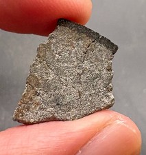 3.56 gram Peekskill meteorite partial slice with fusion crust - New York fall picture