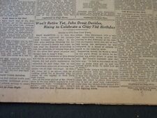 1926 JULY 17 NEW YORK TIMES - JOHN DREW CELEBRATES 73D BIRTHDAY - NT 6588 picture
