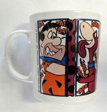 Vintage 1994 Flintstones Mug Staffordshire Tableware Hanna Barbera England Fred picture