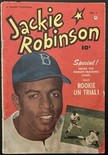 1951 Jackie Robinson Fawcett Comic-Brooklyn Dodgers Rookie On Trial picture