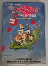Vtg The Jetsons Valentines 1990 Sealed 37 Cartoon New Cleo picture