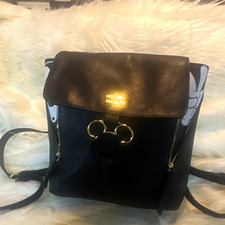 Disney Mickey Mouse Black Backpack - Disney Franchise Character Theme Bag picture
