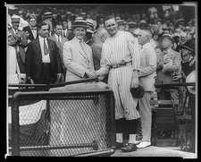 Washington DC Griffith Stadium Calvin Coolidge Walter Johnson 1920s Baseball picture