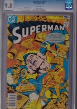 SUPERMAN #321 CGC 9.8 NM/MT MAR 1978 WHITE Pages - SUPERMANIAC - tough picture
