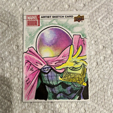 Upper Deck 2020 Marvel Annual Mysterio Sketch Auto 1/1 SKT Yonemii picture