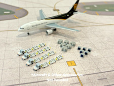 1:400 Model Airport Accessories - 28 Piece Airplane Cargo Container & Dolly Set picture