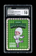 2023 VeeFriends Super Stickers Aspiring Alpaca CGC 10 Green Ice /399 picture