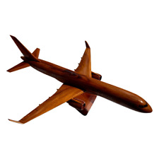 Boeing757 Mahogany Wood Desktop Airplane Model picture