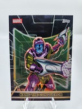 Kang The Conqueror /10 #28 2026 Topps Marvel Neon - Diamante Foil picture
