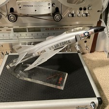 Vintage Topping  McDonnell F-110 USAF Desk Top Model Jet w/Stand picture