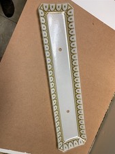 Vtg Mid Century Atomic Bathroom Vanity Light Shade picture