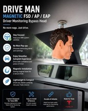 Fun Magnetic Mini Head Tesla Figurine | Car Interior No NAG Ornament | FSD Nag picture