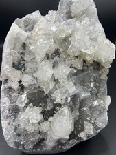 5.7 Lb Big Natural Apophyllite On Druzy Chalcedony With Cut BaseCrystals,Quartz picture