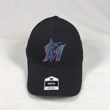 MLB Miami Marlins Men's Baseball Hat Black One-Size Fan Favorite Adjustable Cap picture