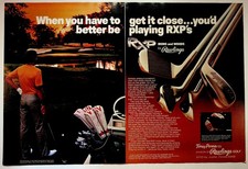 Vintage Rawlings RXP Golf Irons Woods Print Ad Toney Penna 1979 Canterbury Club picture
