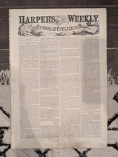 Feb 28 1857 Harper's Weekly, Australia Gold Fields, Melbourne, Mount Alexander picture