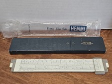 Sun Hemmi Bamboo Slide Rule Japan No. 255 W/Box - Vintage Extra Nice condition picture