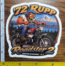 1972 Rupp Roadster 2 9x9cm Durable Die-Cut Vinyl Sticker Number 1 of 5 picture