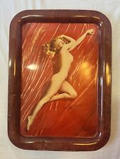 Marilyn Monroe Serving Tray. A New Wrinkle, Tom Kelly. Made in 1950s. 17x12 picture