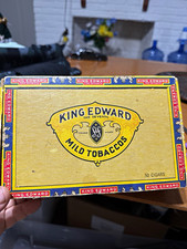 Vintage King Edward Imperial Cigar Box (1940s-1960s) – Rare Tobacciana Collecti picture