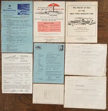 Vintage 1964 Worlds Fair Unpublished Press Info Operations Ephemera Promo Flyers picture