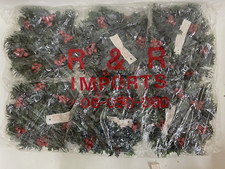 6X Vintage  Christmas Candle Ring Wreath 8” Diameter Hong Kong picture