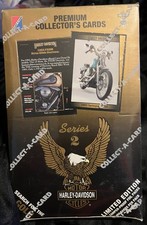 Vintage 1992 Harley Davidson Collector Cards Series 2 36 Packs Cards Box Sealed picture