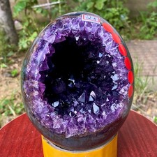 4.6LB Natural amethyst Dinosaur egg Quartz Crystal specimen healing picture