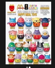 Squishmallow McDonald's World Cup Set Of 23. Full Collection. picture