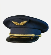 WWII FRENCH AIR FORCE OFFICER VISOR CAP Made to Order picture
