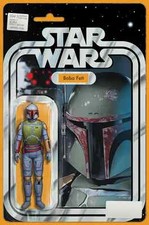STAR WARS 4 RARE JOHN TYLER CHRISTOPHER BOBA FETT ACTION FIGURE C2E2 VARIANT NM picture