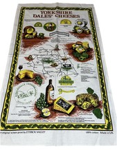 Yorkshire UK Cheese Theme Cotton Tea Towl picture