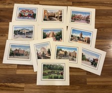 11 Disney Epcot Pavilion Prints Signed By Larry Dotson 2006-4 Personalized picture