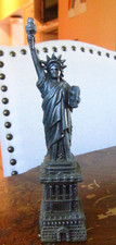 Vintage Small metal Casted Statue of Liberty ..Aprrox. 7