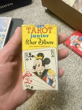Vintage 1979 Disney Grimaud Tarot Junior Complete Deck with Rules and Box picture