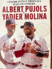 2026 ST. LOUIS CARDINALS YEARBOOK PUJOLS MOLINA WORLD SERIES CHAMPS HALL OF FAME picture
