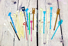 Swizzle Stick Vtg Lot of 24 Hotels La Fonda Broadmoor Roosevelt Yellowstone Golf picture