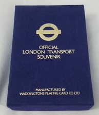 Vintage Official London Transport Souvenir Play Cards SEALED waddingtons uk picture