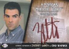 2014 AMERICAN HORROR STORY SEASON 1 SAMPLE AUTOGRAPH CARD ZACHARY QUINTO #ZQR3 picture