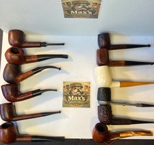 Lot Of 12 Estate Pipes Including Peterson’s, Cellini, La Strada, See Description picture