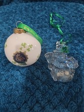 Lot Of 2 Vintage Irish Ornaments 1 Is Tara & 1 Is Galway Beautiful picture