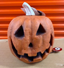 Gemmy 9” Talking Pumpkin Animatronic Halloween Prop JACK O LANTERN NEW picture